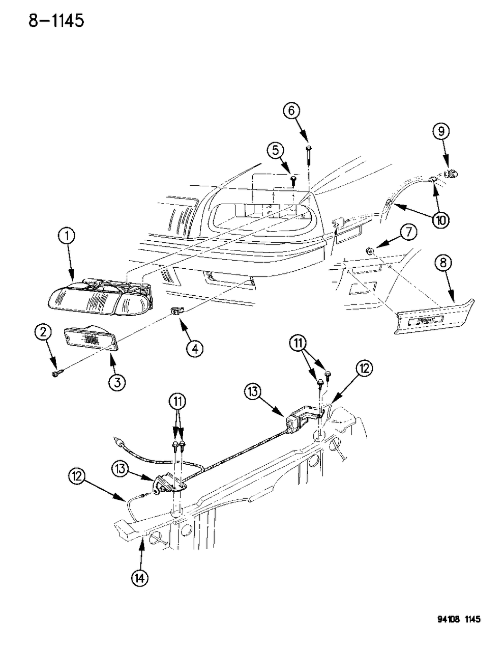 Mopar 5262299 Parking Lamp
