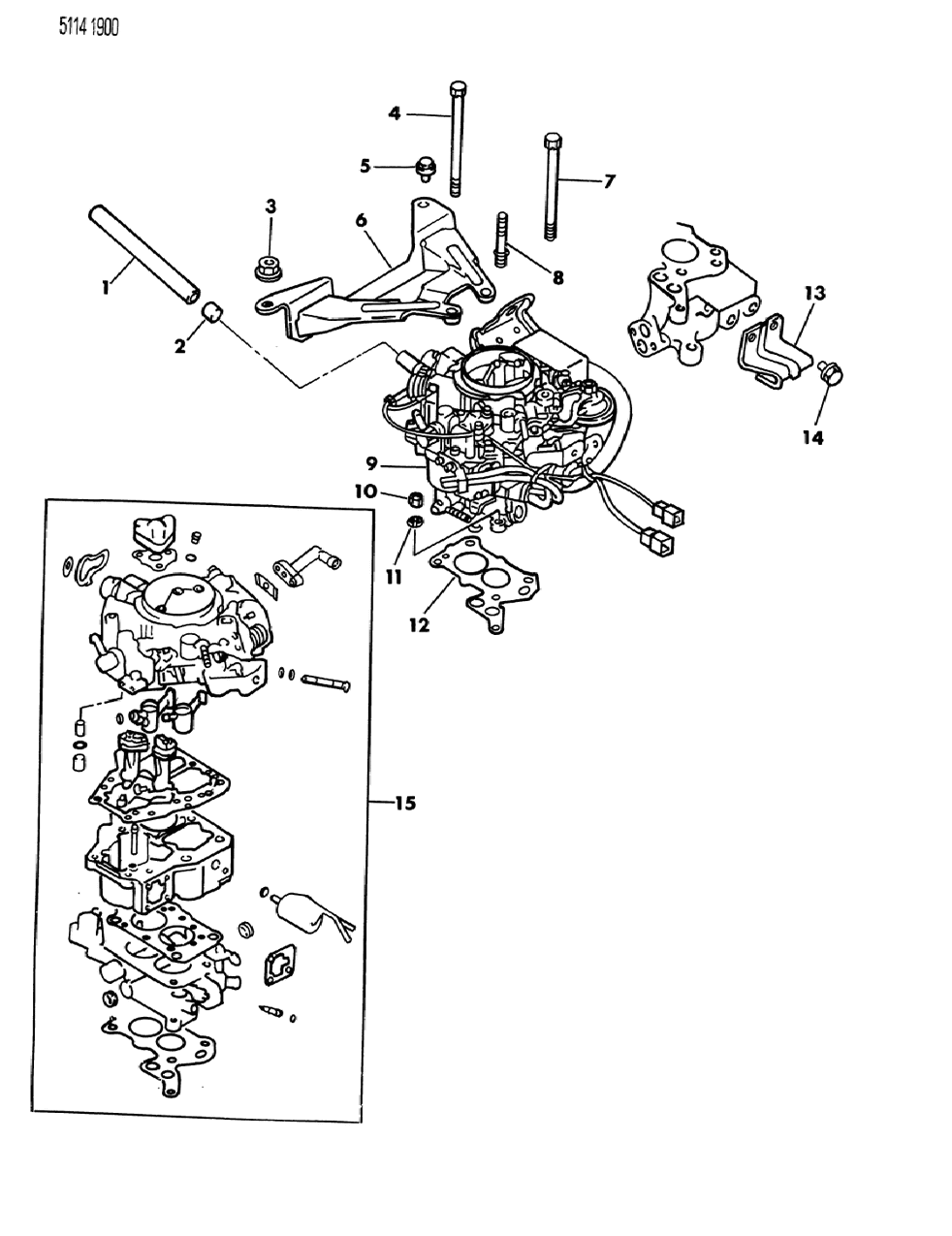 Mopar MD025344 Gasket, Carburetor