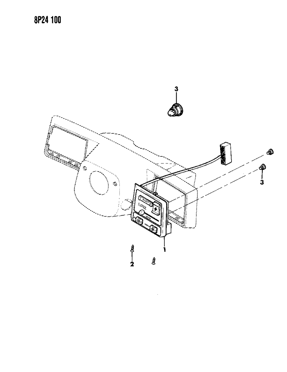 Mopar 36001644 Dash Control Unit