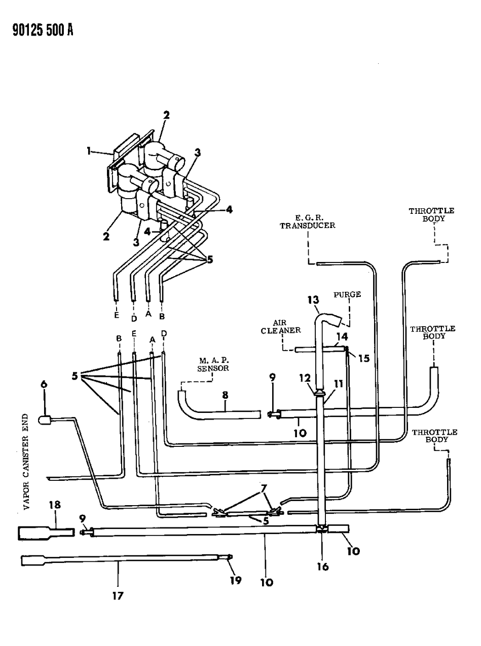 Mopar 4405017 Tube, Formed Vapor