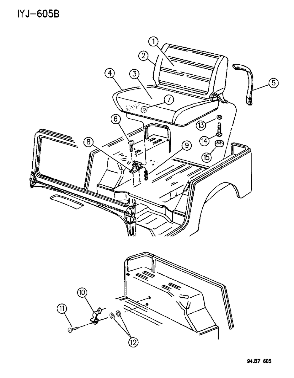 Mopar 4713795 Spring, Rear Seat Release Lever