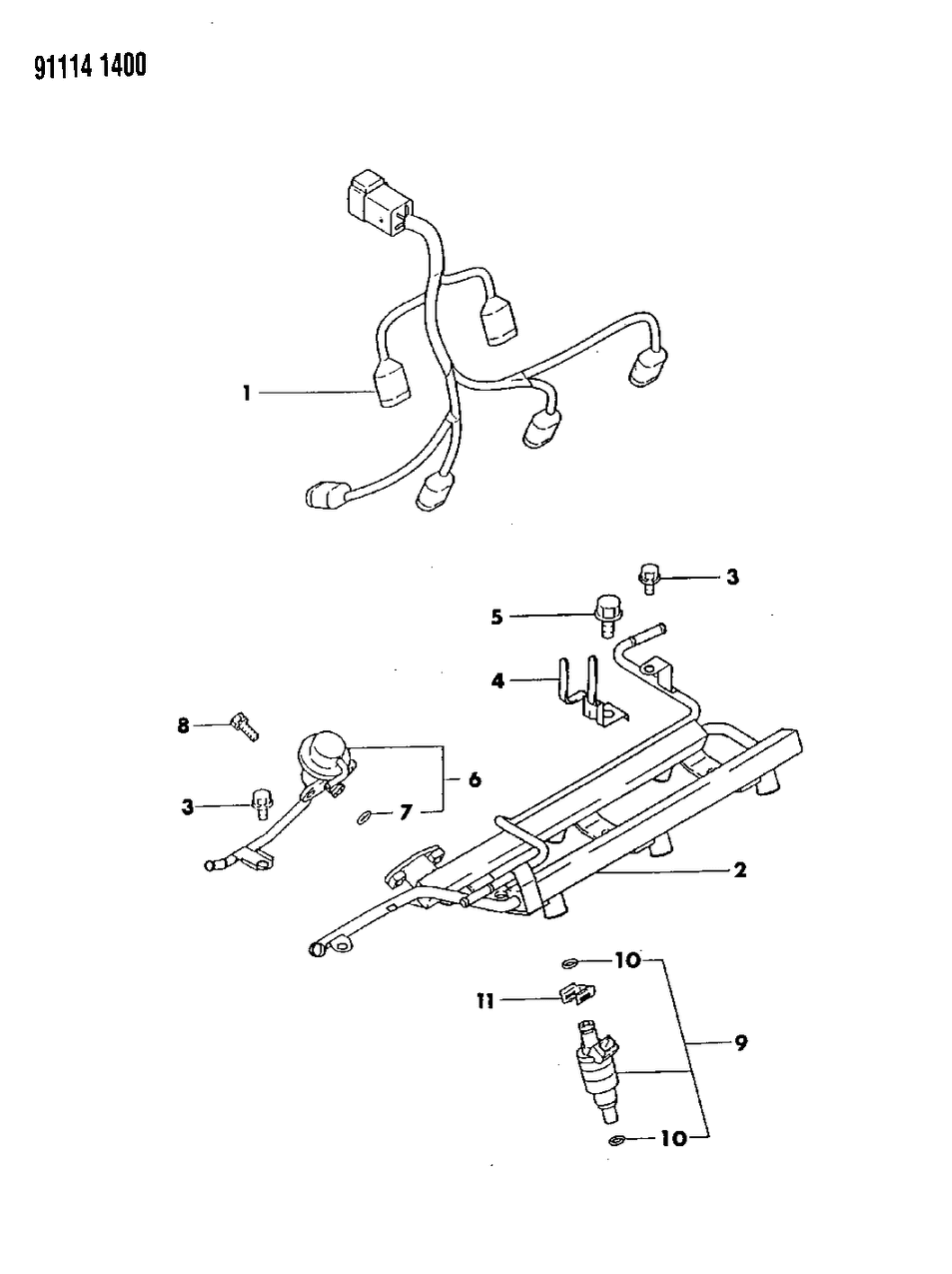 Mopar MD157740 Injector, Fuel