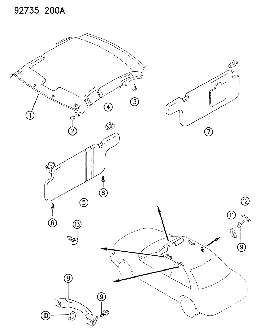 Mopar MB797766 Grip Assist