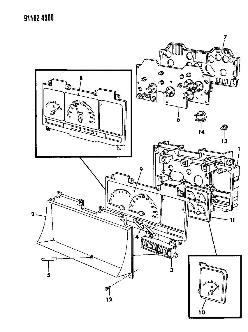 Mopar 5268356 Speedometer Head