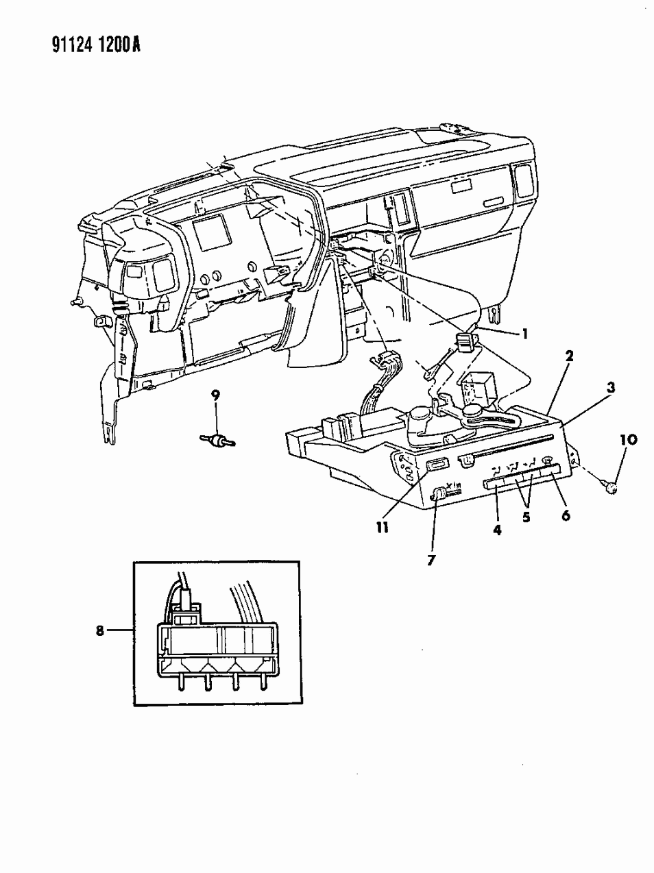 Mopar 4540352 Blower Motor Switch