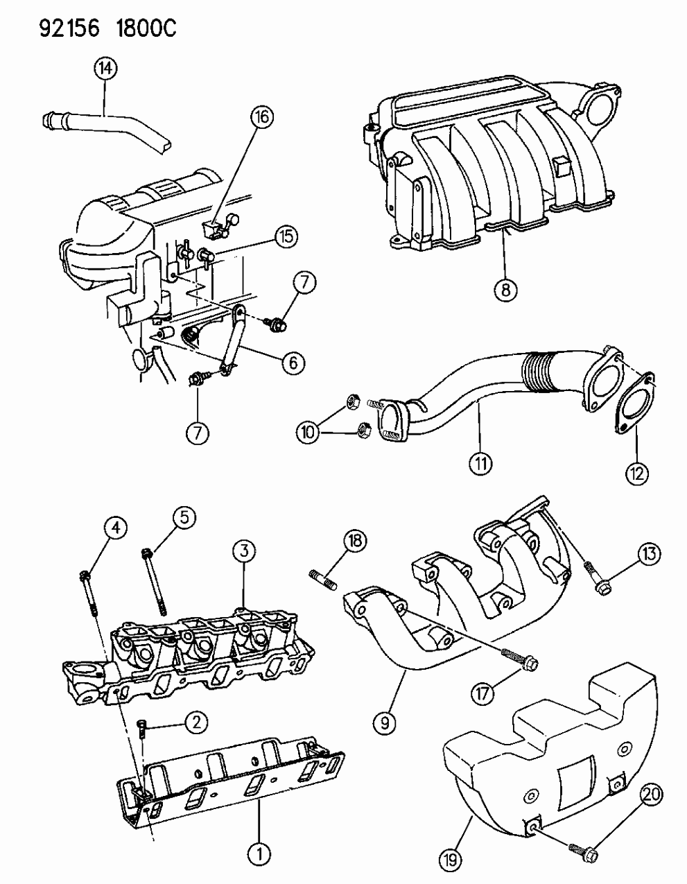 Mopar 4621376 Intake Plenum