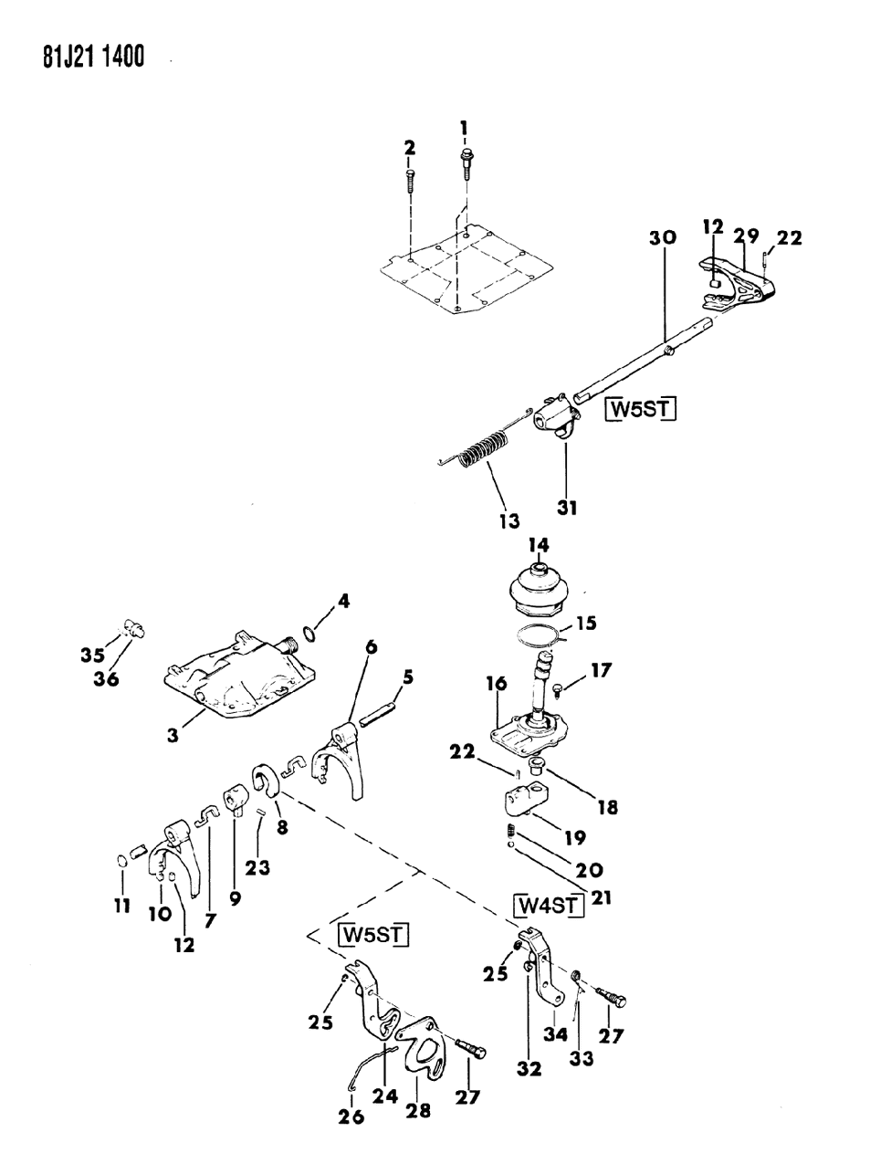 Mopar 83500284 Fork, Reverse