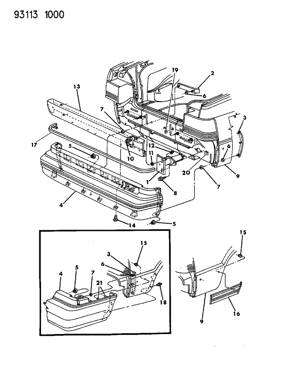 Mopar X820HX8 Nerf, Extension Assembly, Rear