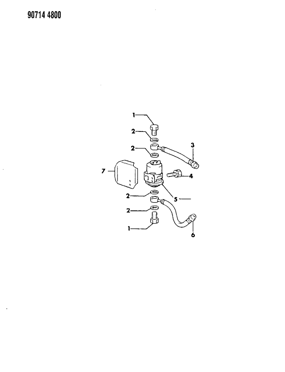 Mopar MB433976 Hose, High Pressure