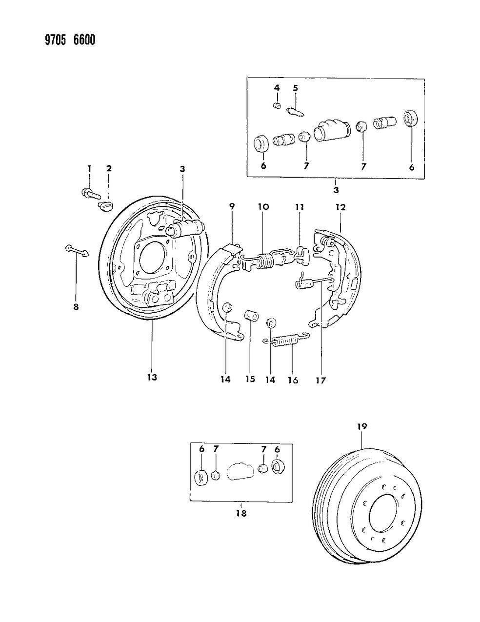 Mopar MA151634 Spring, Shoe Retainer