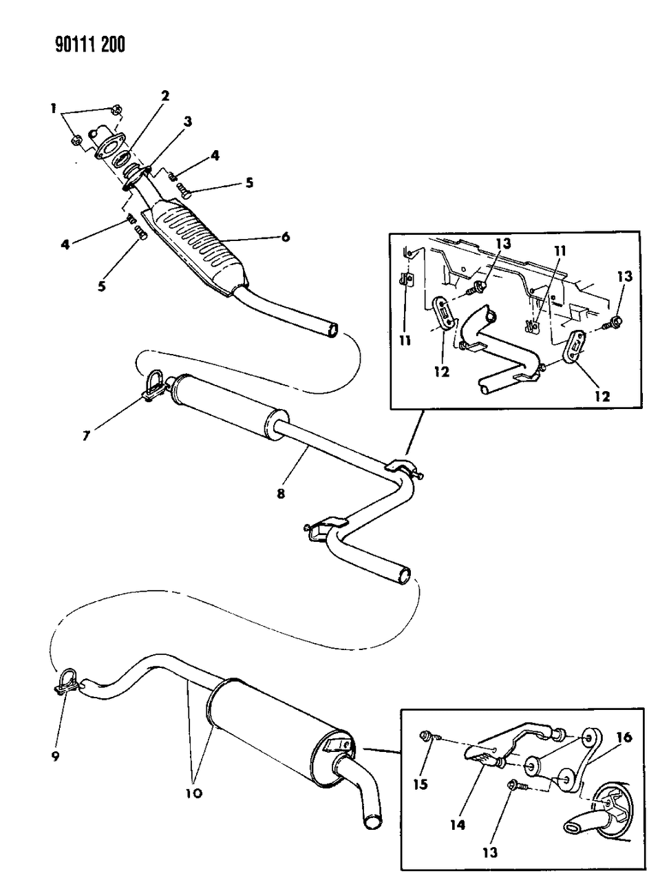 Mopar E0043160 Pipe, Exhaust Extension