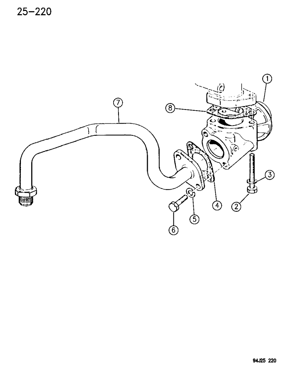 Mopar 4797722 Pipe, EGR Connecting