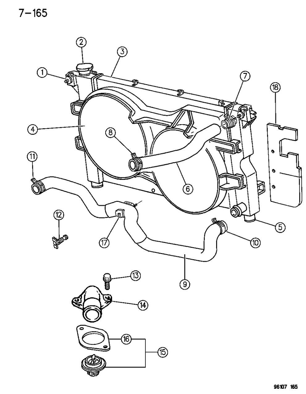 Mopar 4682354 Lower Hose