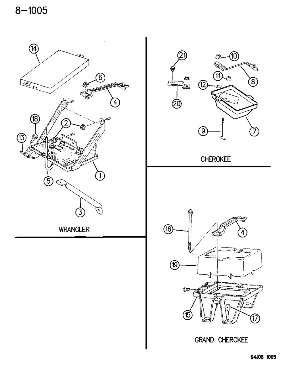 Mopar 55027338 Battery Tray Brace
