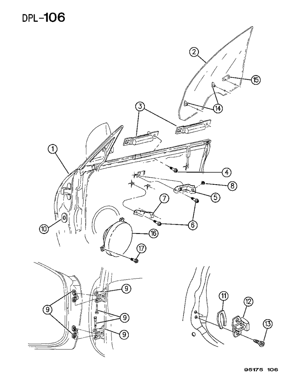 Mopar 4658358 Door Glass