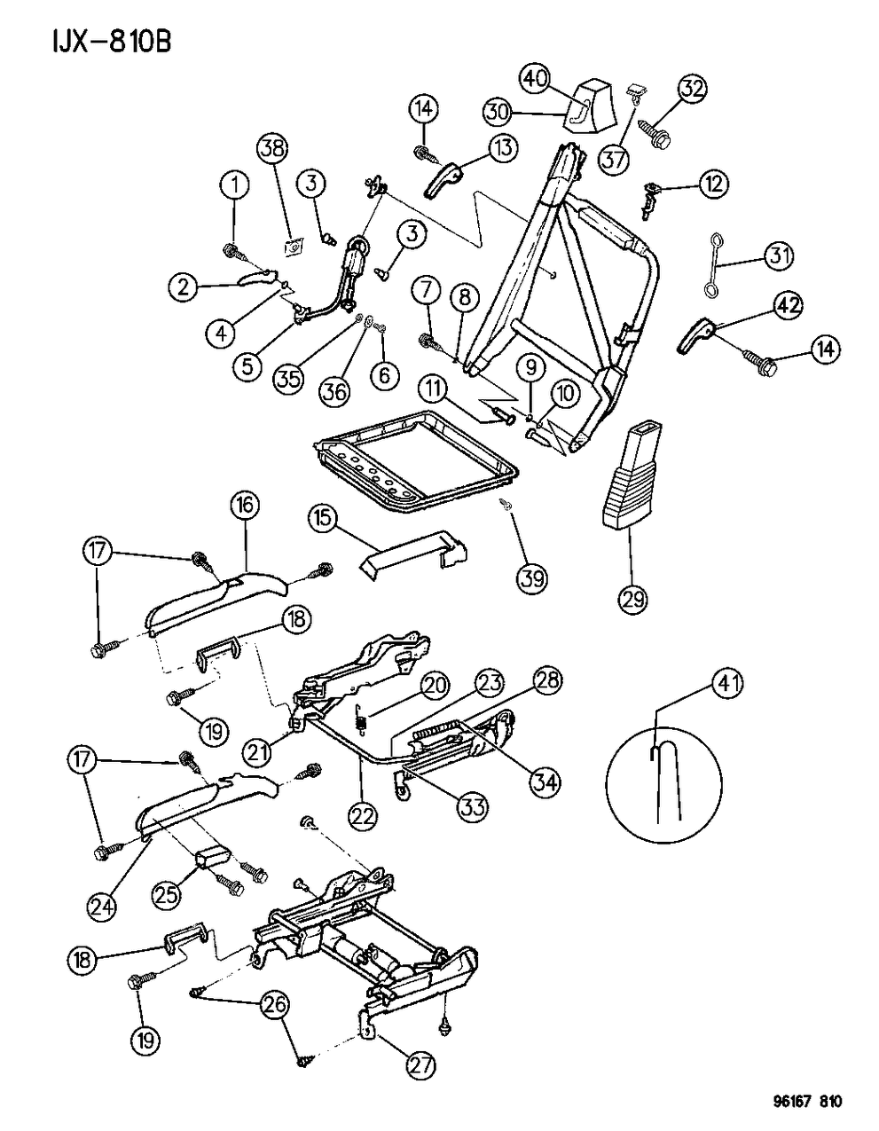 Mopar 4863957 Push - Nut, Towel Bar