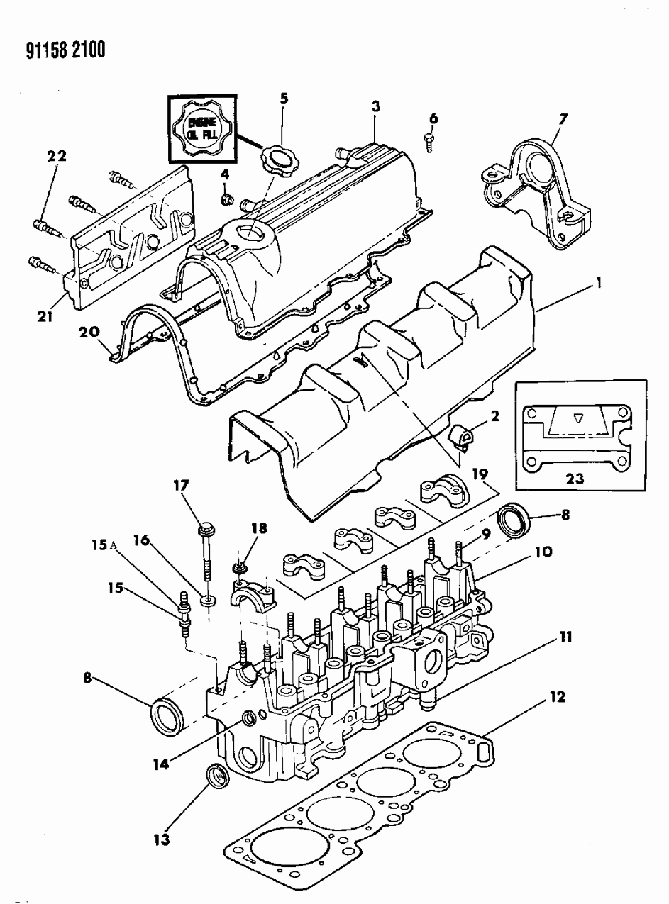 Mopar 4504350 Valve Cover