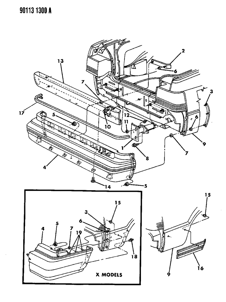 Mopar X367JM7 Nerf, Extension Assembly