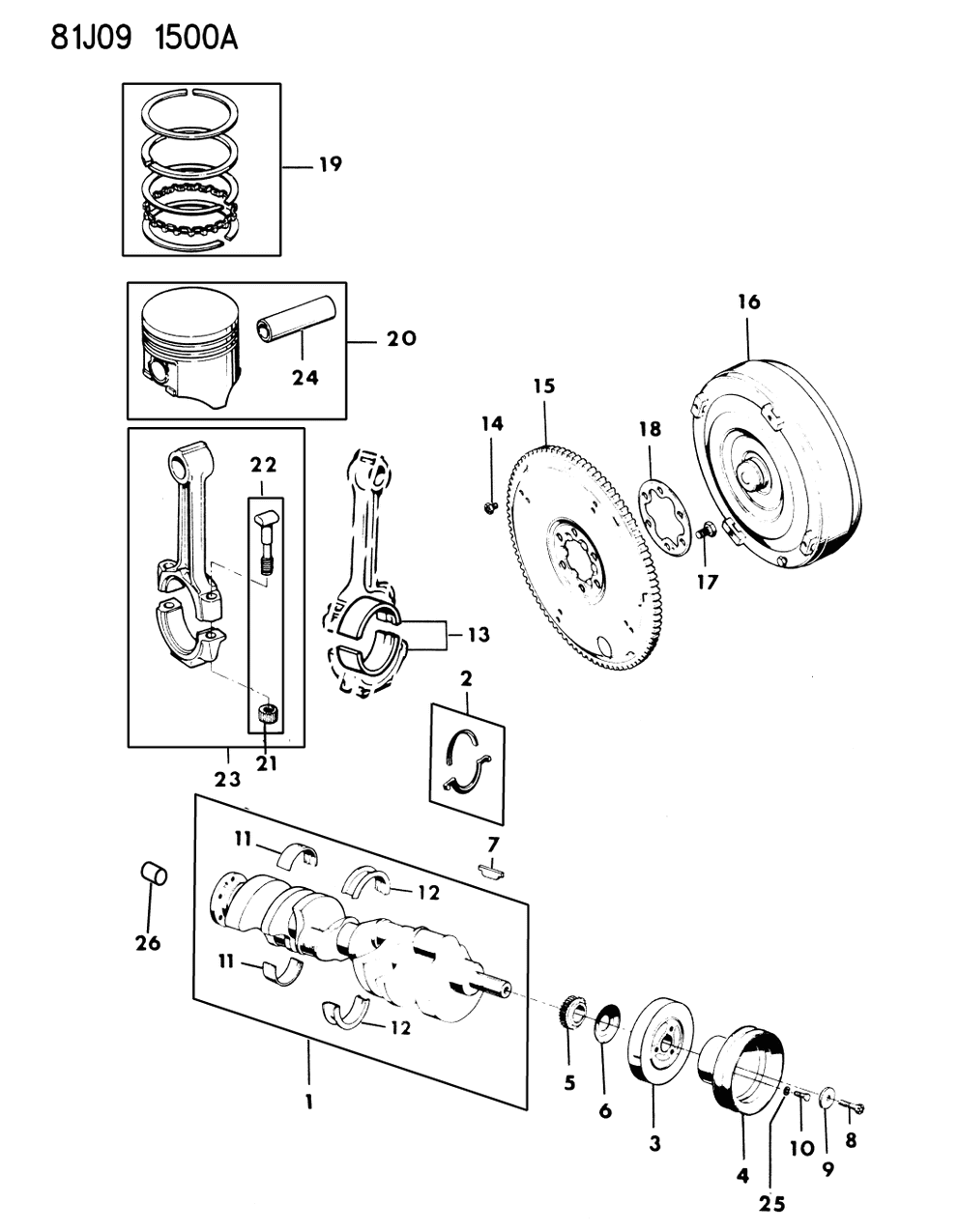 Mopar J3206691 Rear Main Seal