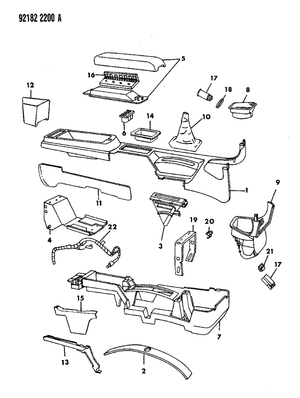 Mopar 4496829 Spring, Armrest Latch