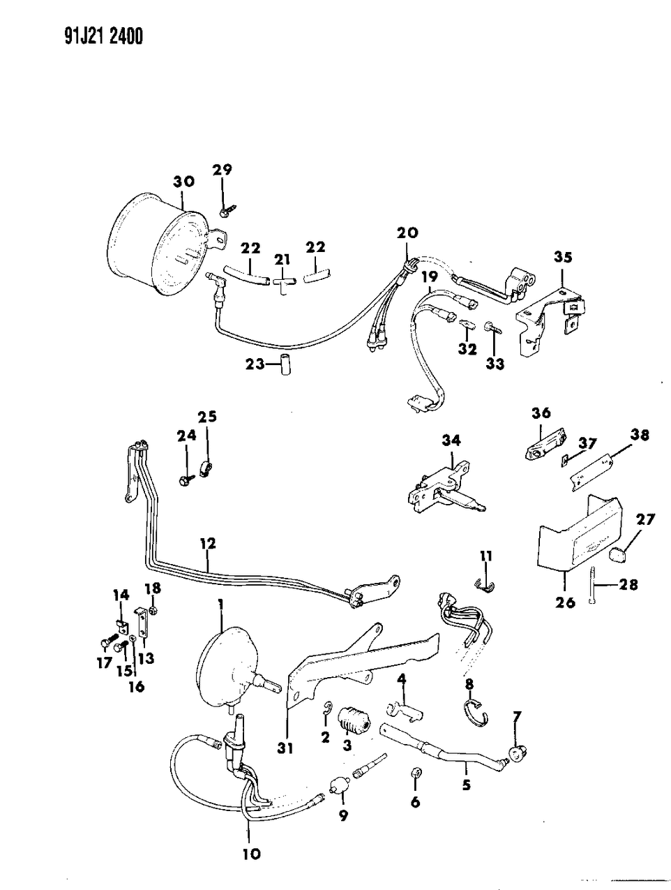 Mopar J3240126 Boot, Vacuum Shift