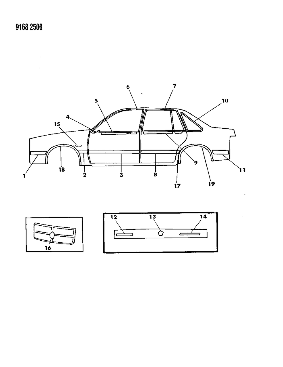 Mopar 4491538 Nameplate
