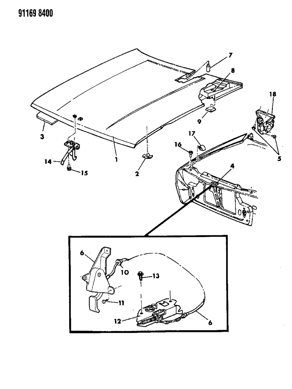 Mopar 4534177 Striker & Catch