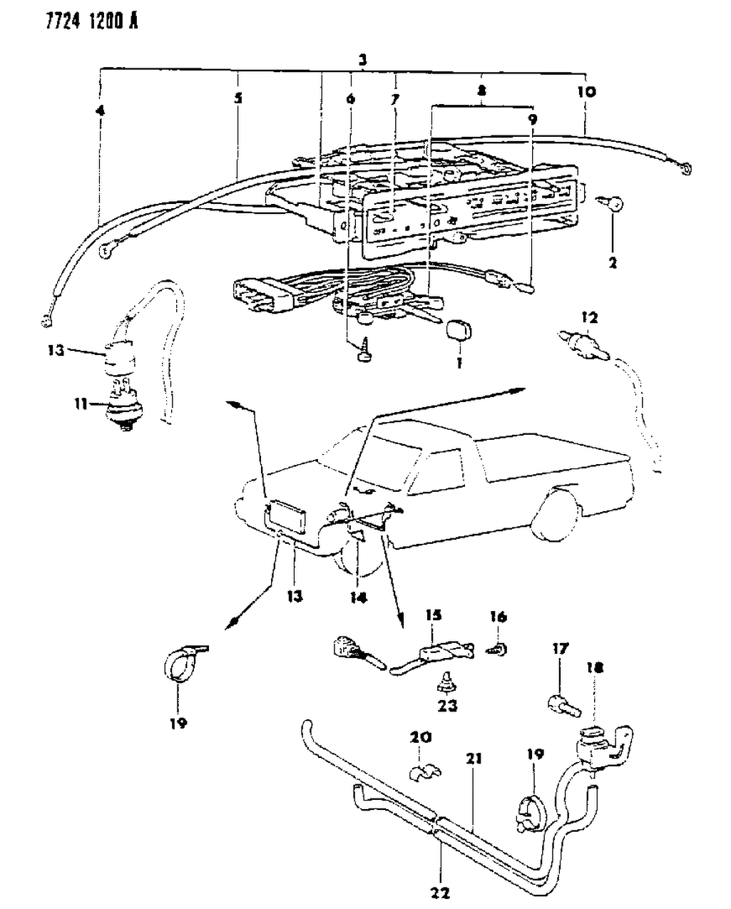 Mopar MB380804 Blower Motor Switch