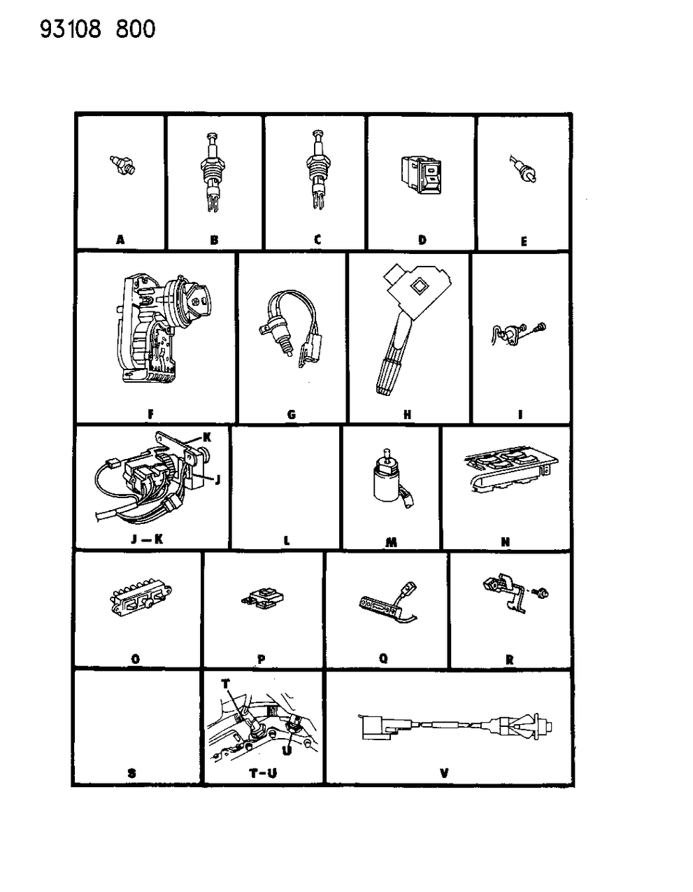 Mopar 4565281 Fog Lamp Switch