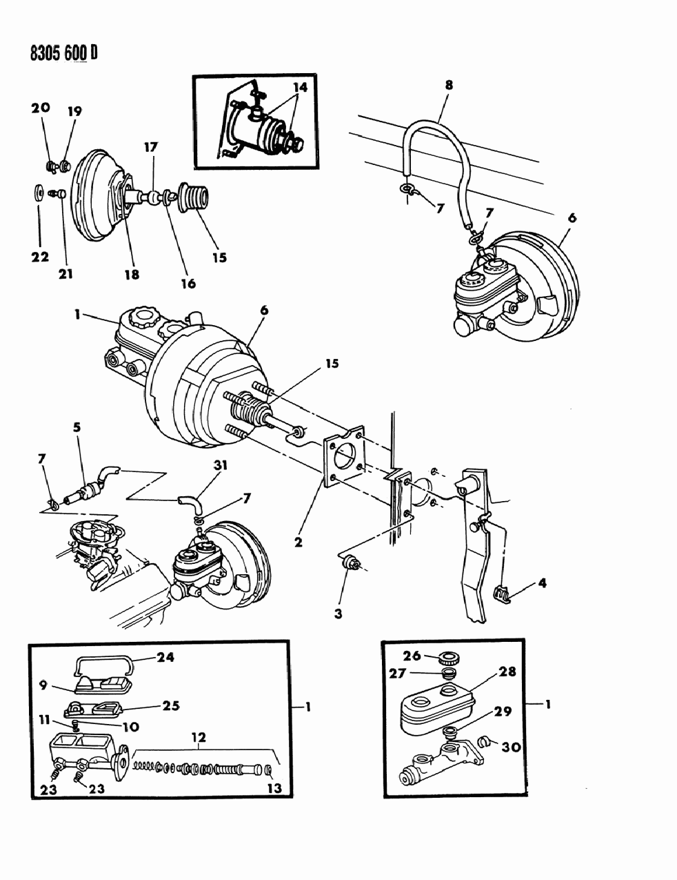 Mopar 4485125 Brake Booster