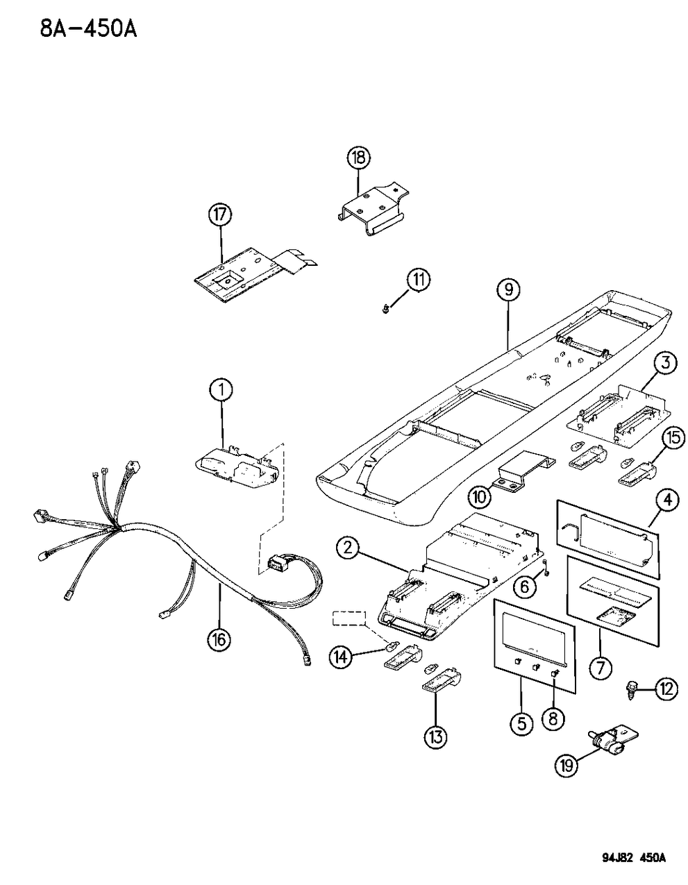 Mopar 4740020 Housing, Console