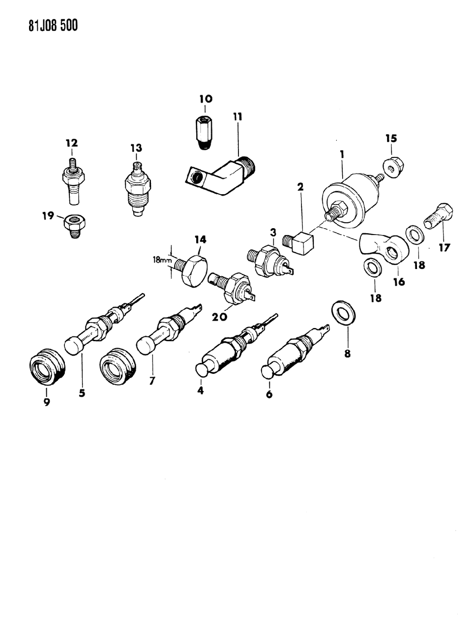 Mopar 56000137 Switch, Dome Lamp/Buzzer , (Order Washer J4006601)