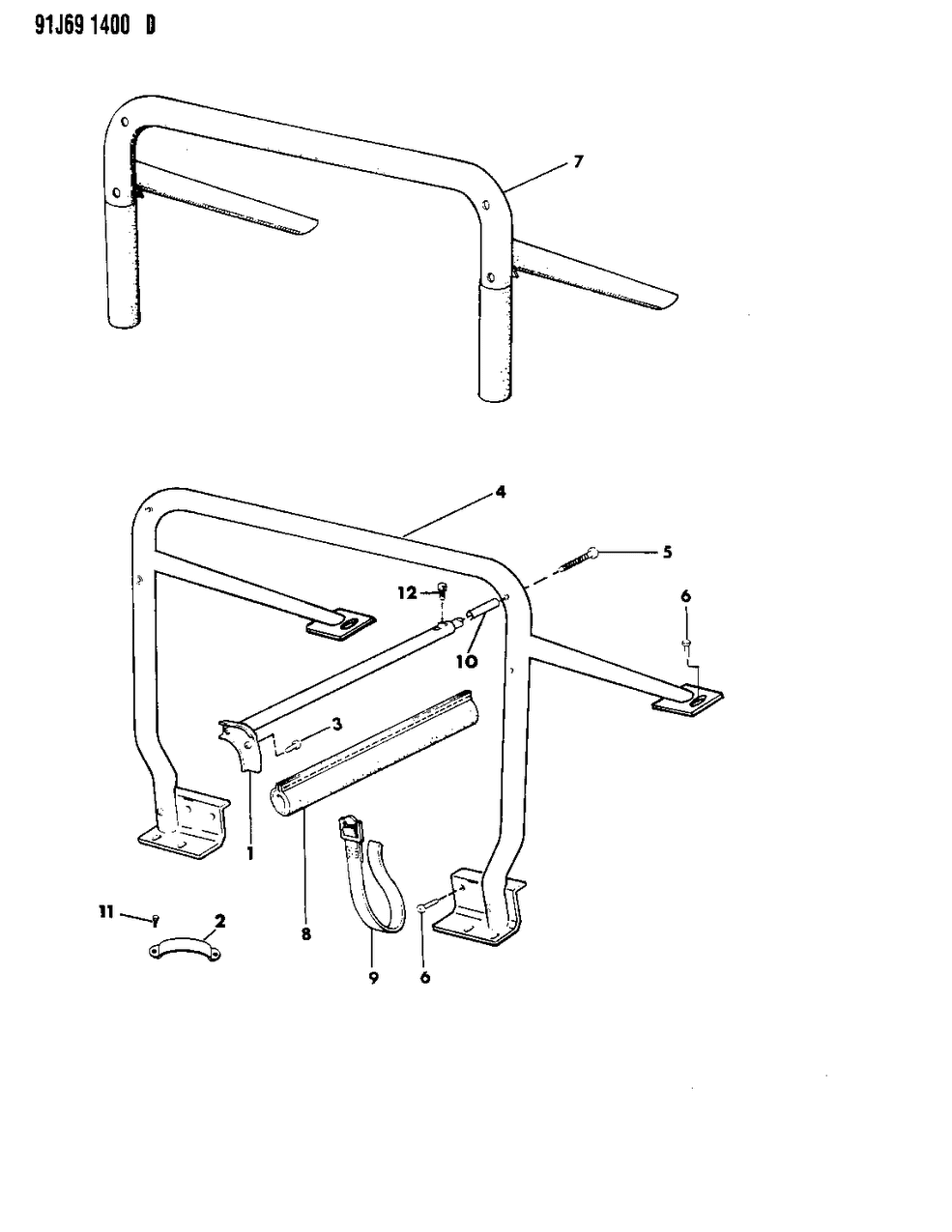 Mopar 55016410 Adapter Assembly, Side Bar To Sport Bar, Right