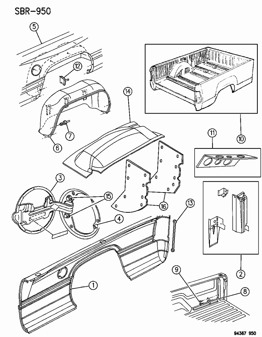 Mopar 4874785 Box, Truck Body