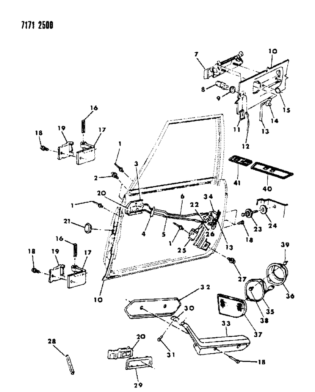 Mopar 4411953 Door Shell, Front