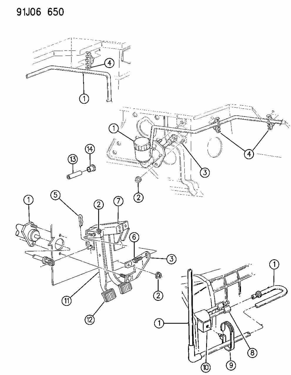 Mopar J4006866 Bushing, Brake And Clutch Shaft