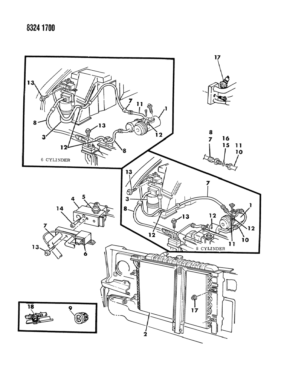 Mopar 4361336 Drier, Filter (1988)