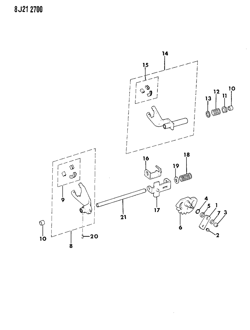 Mopar 83500994 Pad Package, Shift Fork