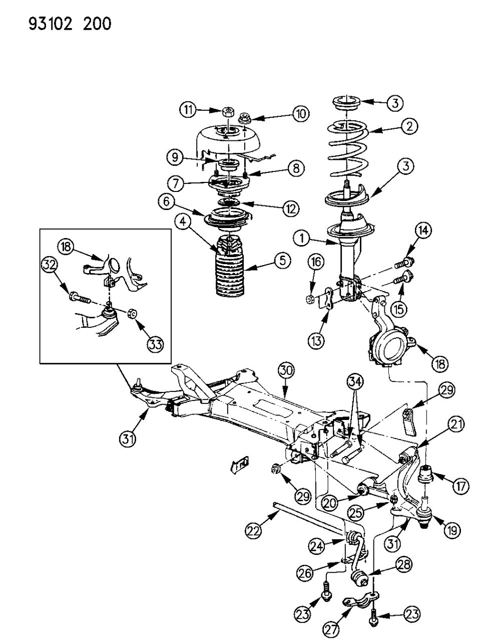 Mopar 4449819 Steering Knuckle