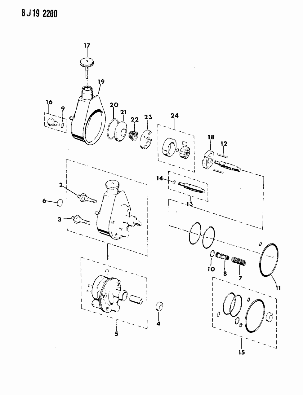 Mopar R3001907 Power Steering Pump