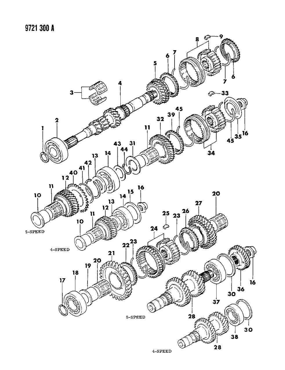 Mopar MD700207 Bearing, Tapered Roller, K Engine 5 Speed Transmission
