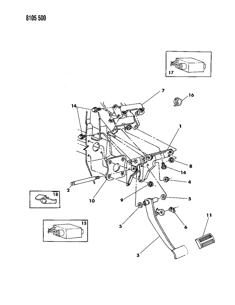 Mopar 4373147 Stoplamp Switch