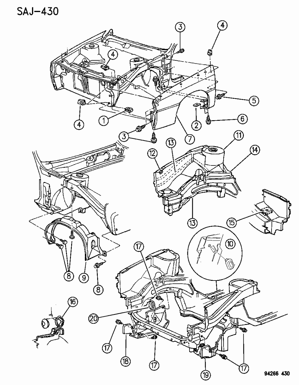 Mopar 4534330 Splash Shield
