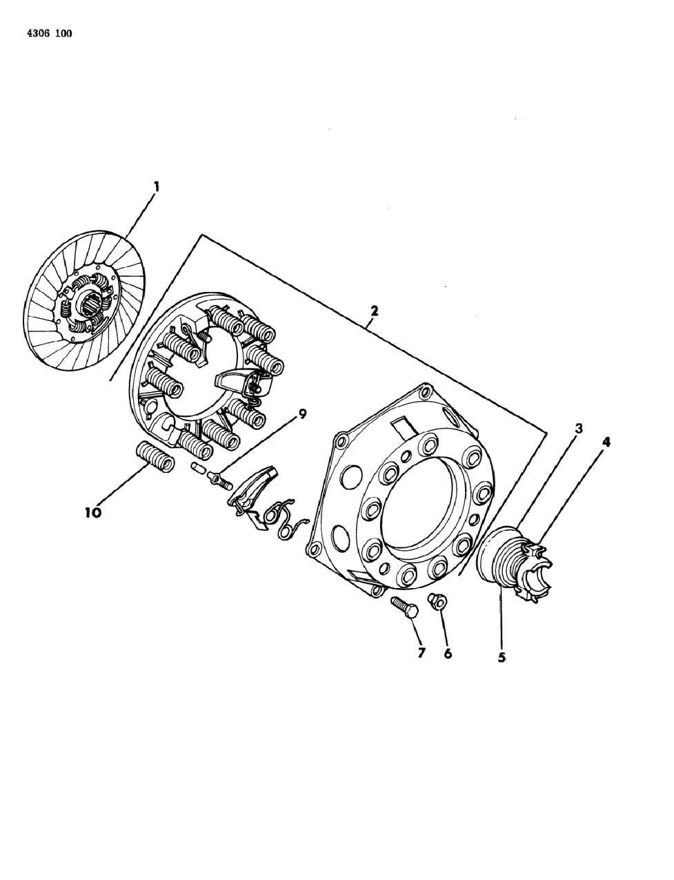 Mopar R0301520 Disc, Clutch, 10" Clutch W/225 Engine, W/A833 Transmission