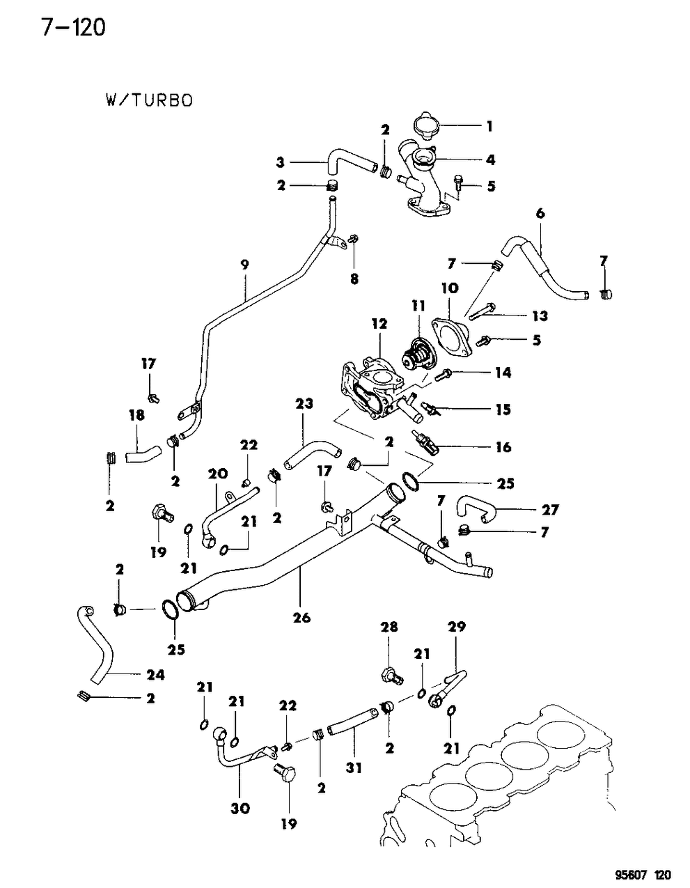 Mopar MD306412 Pipe, Water Feed