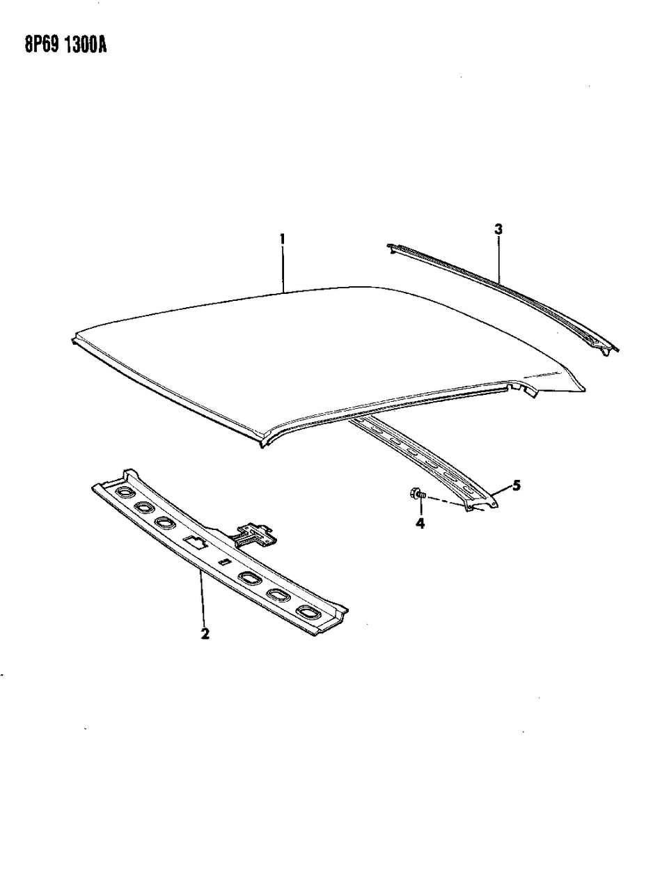 Mopar 35013271 Header, Rear