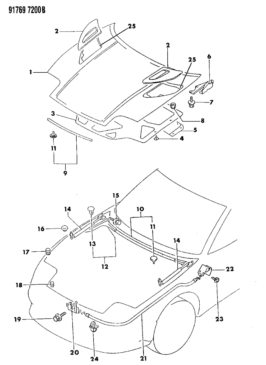 Mopar MB866703 Finish Panel
