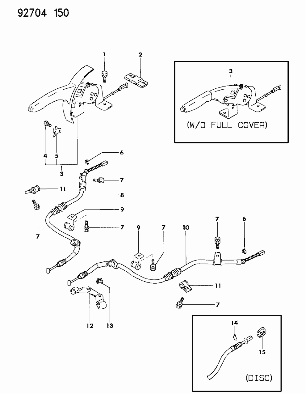 Mopar MB895092 Parking Brake Warning Switch
