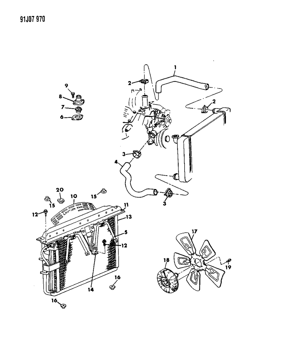 Mopar 52027687 Shroud