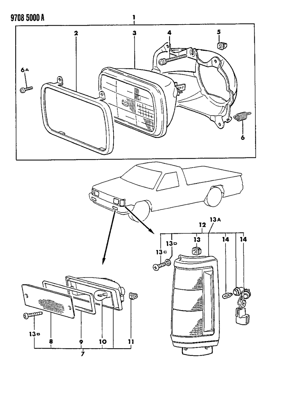 Mopar MB414545 Lens
